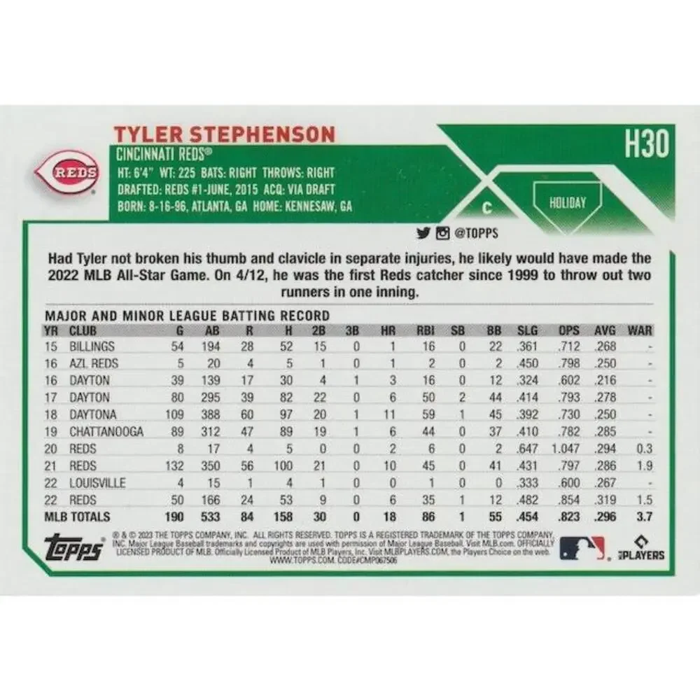 Topps 2023 holiday